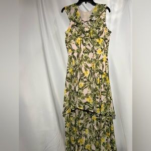 SAND & Spirit Pink Tropical dress Size Large